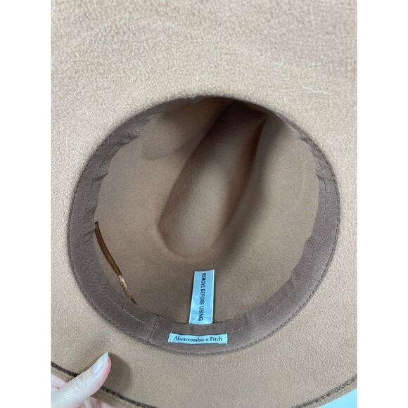Abercrombie & Fitch Brown Felt Fedora Hat – Size M/L - Picture 3 of 5
